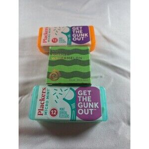 COCOFLOSS Summer Watermelon Dental Floss & 2 Packs Plackers Micro Mint Flossers